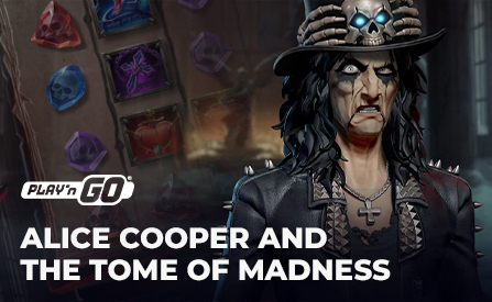 Play’n GO Launches Branded Online Slot Alice Cooper and the Tome of Madness