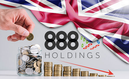 Sharp Decline in UK Market Revenue at 888 Holdings