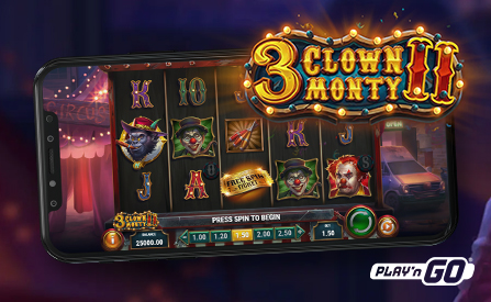 Get into the Heart of Las Vegas with 3 Clown Monty II Slot