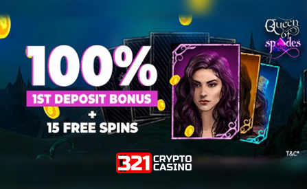 Crypto-Lovers will Love Welcome Offer from 321 Crypto Casino