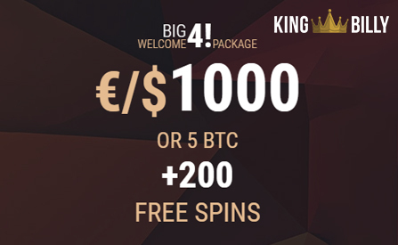 Think BIG at King Billy Casino