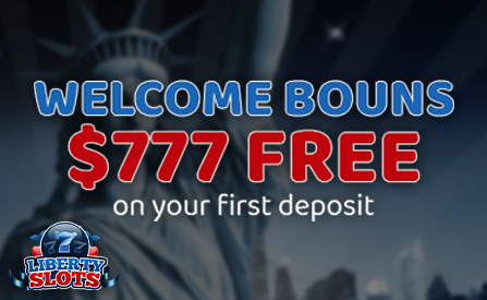 Claim up to $777 for First 3 Deposits at Liberty Slots Online Casino