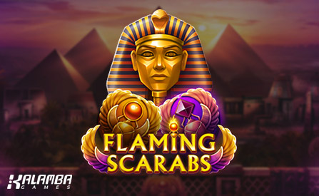 Delve into the Flaming Scarabs Slot by Kalamba Games