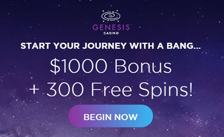 Genesis Casino – Astronomical Welcome Bonus