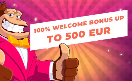 LuckyKong Casino has prepared an excellent offer for new players – A 100% Welcome Bonus up to 500 EUR