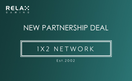 Relax Gaming Proud to Announce Partnership with 1x2 Network