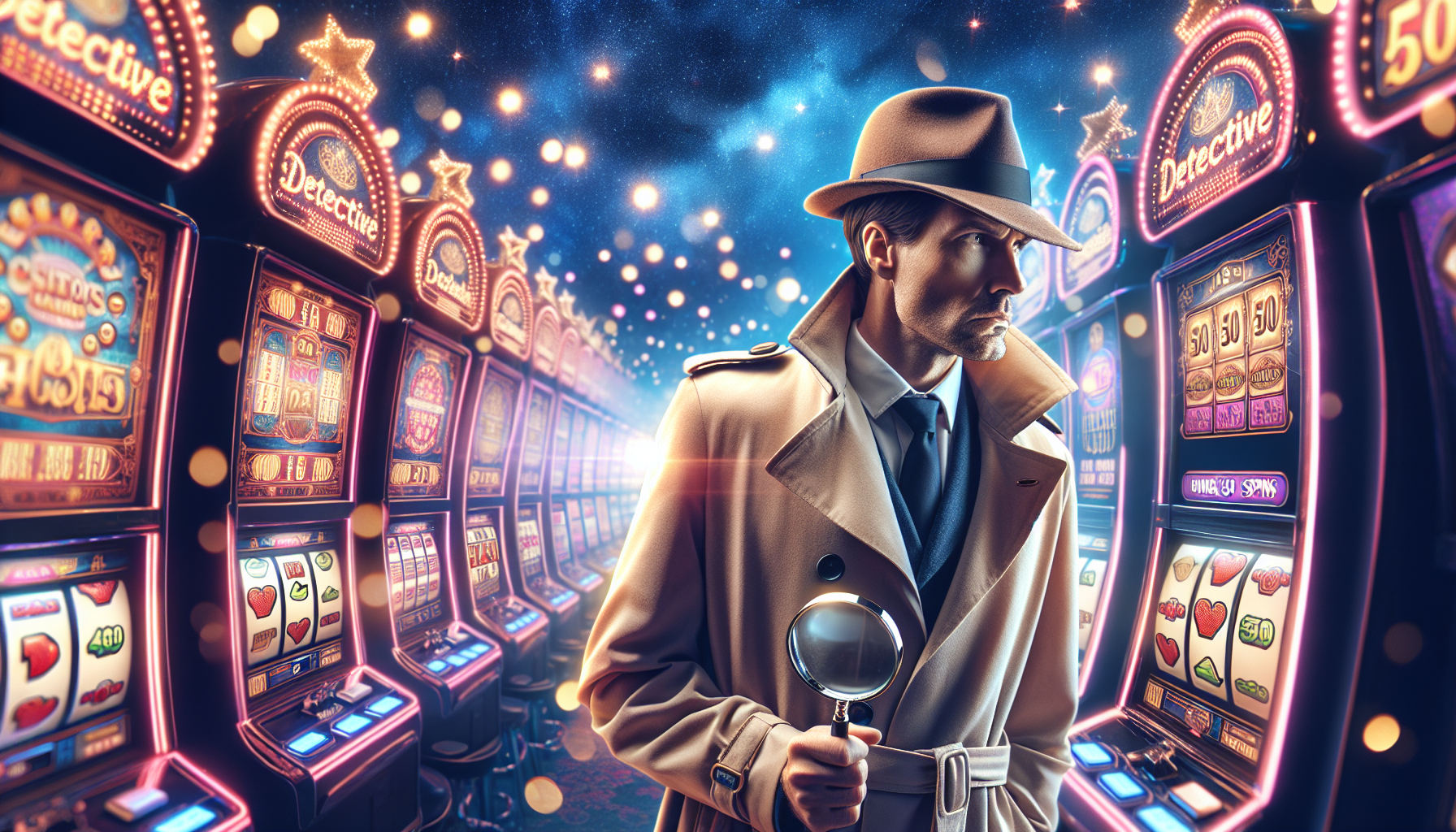 Unlock 50 Spins with Detective Slots: A Special Player