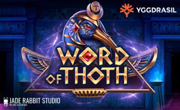 Yggdrasil Gaming in Collaboration with Jade Rabbit Studio Launches Word of Thoth 