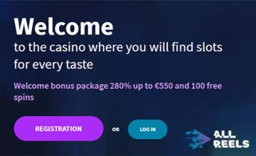 AllReels Casino Debuts Welcome Package to Newbies - 280% Deposit Bonus + 100 Spins! 