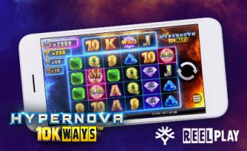 Hypernova 10K Ways from Yggdrasil and ReelPlay Take Punters on Intergalactic Journey 