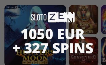 Slotozen Casino Welcomes Newbies with 1050 EUR and 327 Extra Spins 