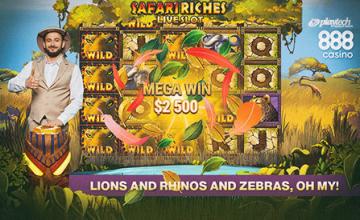 Playtech Brings Safari Riches Live Exclusively for 888casino 