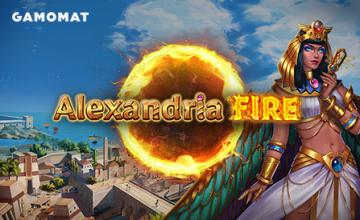 Enter the Realm of Alexandria Fire Slot from Gamomat 