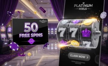 Unlock 50 Spins with No Deposit at Platinum Reels 