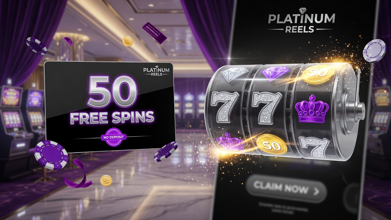 Unlock 50 Spins with No Deposit at Platinum Reels
