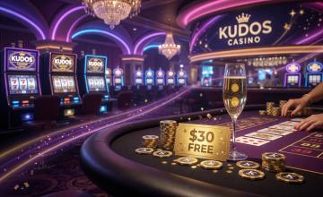 Dive into the Thrill: Kudos Casino's $30 Bonus Awaits You! 