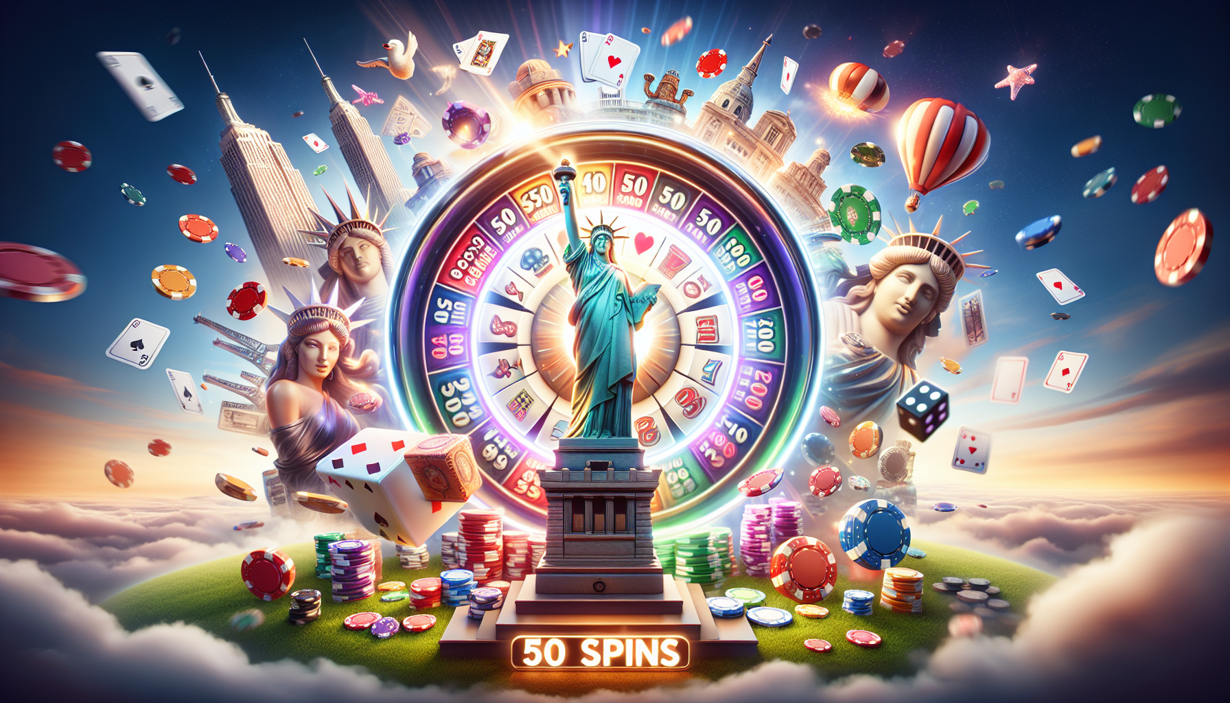 Dive into Fun with 50 Free Spins at Liberty Slots Casino