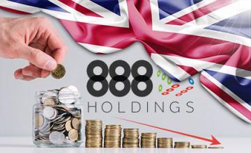Sharp Decline in UK Market Revenue at 888 Holdings 