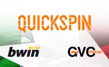 Quickspin Enters Italian Regulated Markets Through Newly Signed GVC Content Deal 