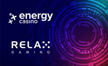 EnergyCasino to Gain Content from Relax Gaming 