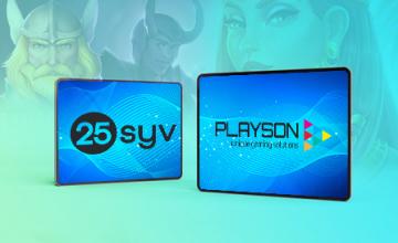 Playson Goes Live with a 25syv Content Deal 