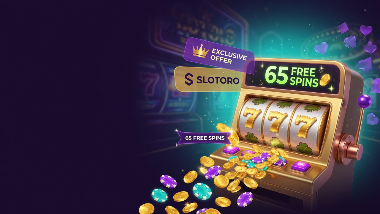 Unlock 65 Free Spins with Slotoro