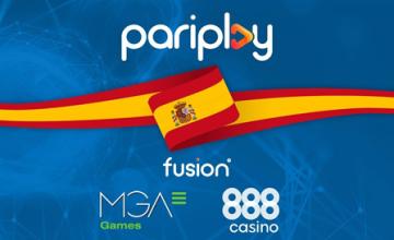 Pariplay Enters Together with 888casino via MGA Games into the Spanish market 