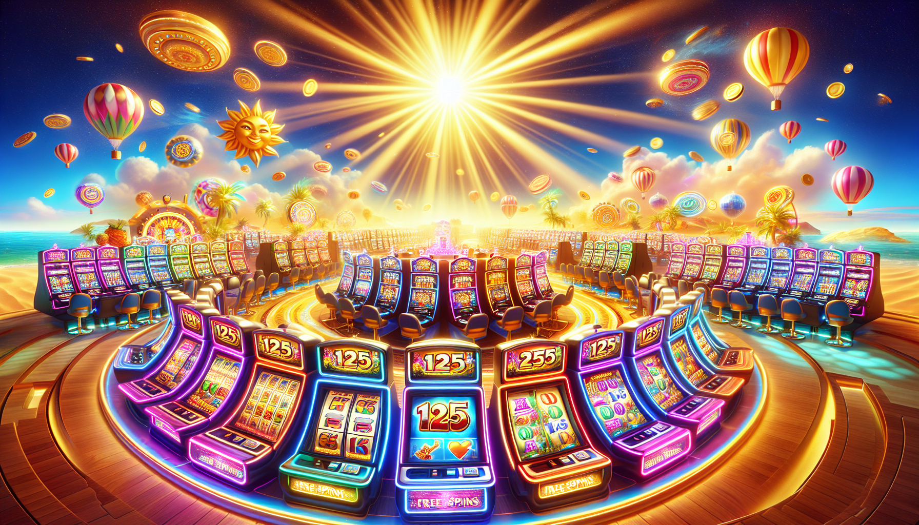 Get Spinning with 125 Free Spins at Sunny Spins Casino
