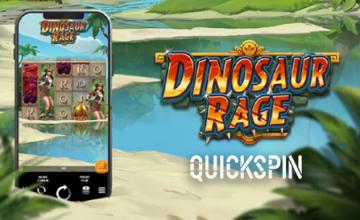 Quickspin Begins Journey in Mesozoic Era with Dinosaur Rage 