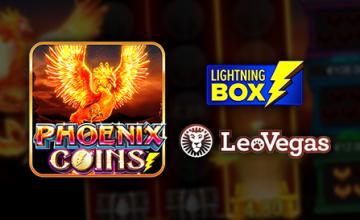 LeoVegas and Lightning Box Release Phoenix Coins Slot 