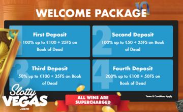 Claim up to a $1,500 Welcome Bonus and an Additional 300 Extra Spins at Slotty Casino 