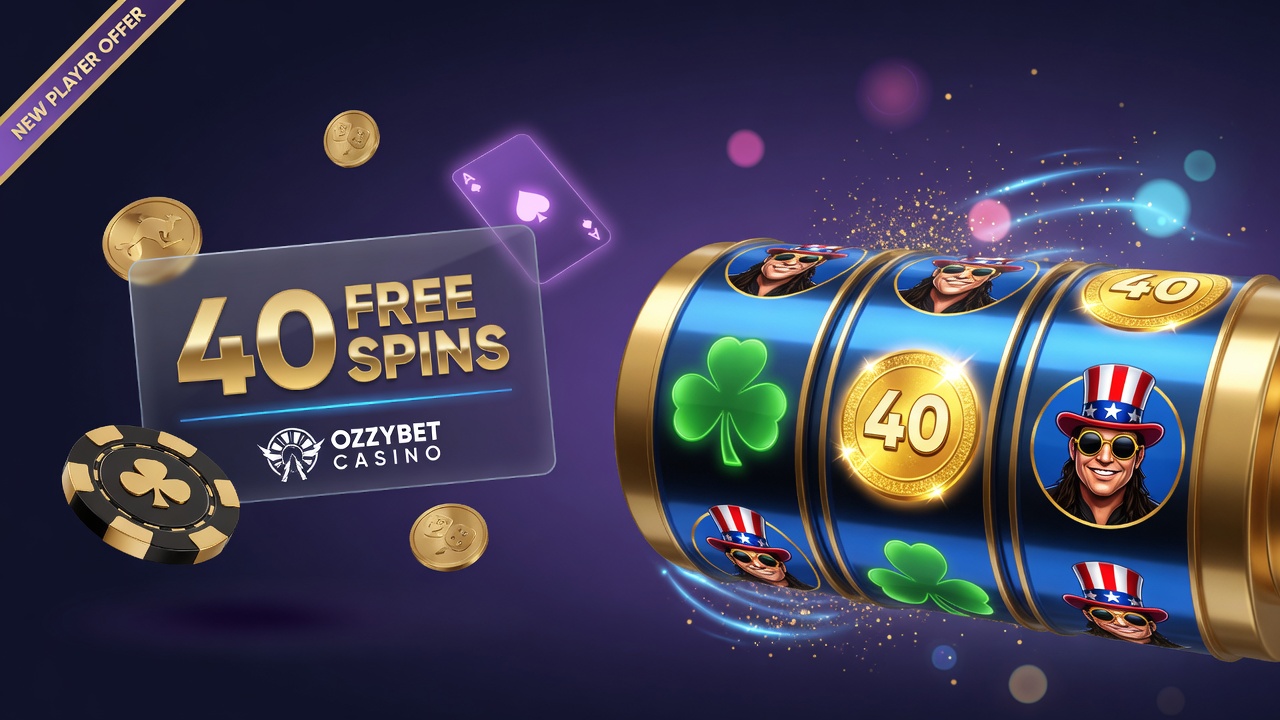 Unlock 40 Free Spins with OzzyBet Casino