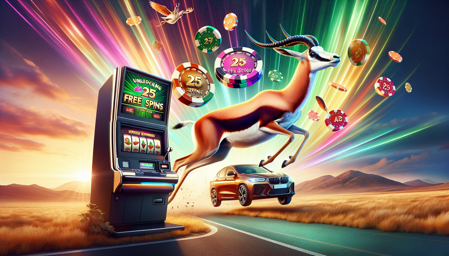 Unlock 25 Free Spins with Springbok Casino