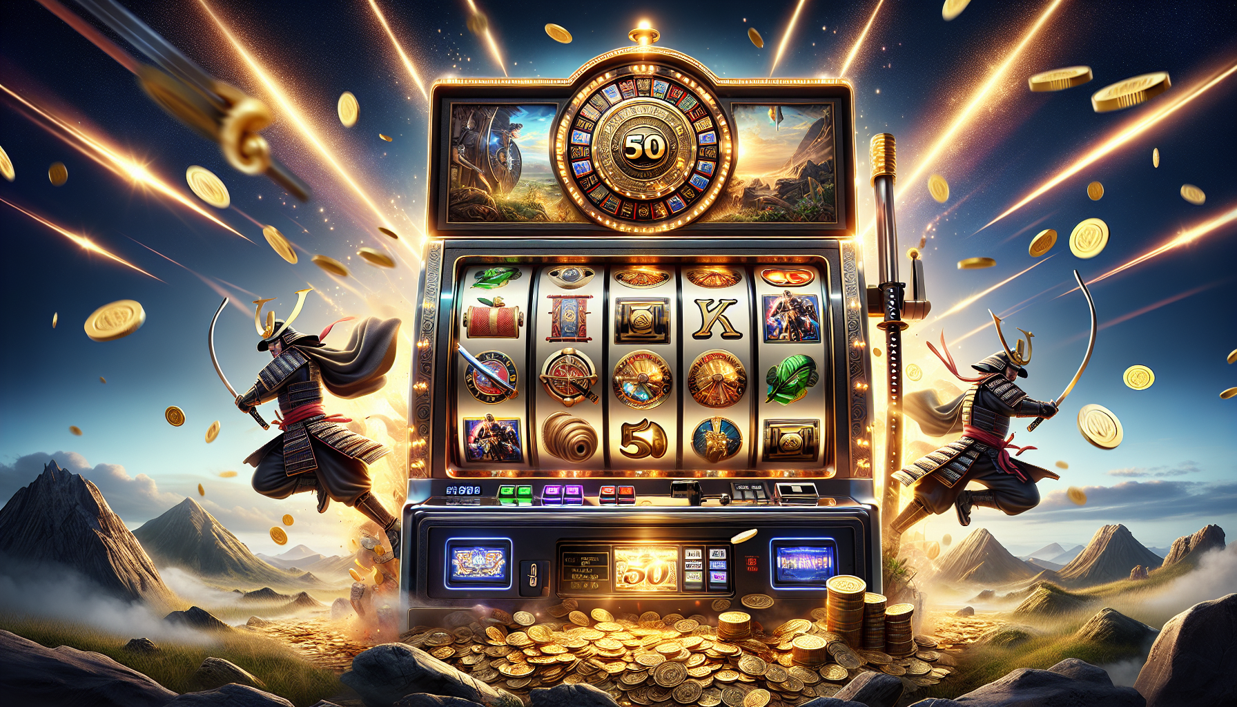 Unlock Adventure with 50 Free Spins at Ronin Slots
